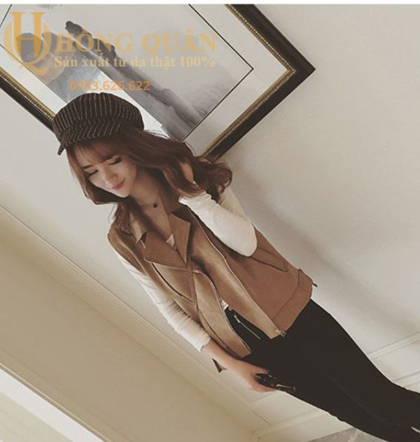 Những mẫu áo khoác da lộn trẻ trung năng động dành cho nữ.